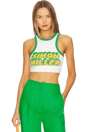 REVOLVE SIMONMILLER Simonmiller camiseta tirantes dibby en color blanco talla L en - White. Talla L (también en S, XL, XS).