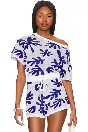 Minkpink Mujer De punto - Ithica knit top en color azul talla L en - Blue. Talla L (también en M, S, XL, XS).