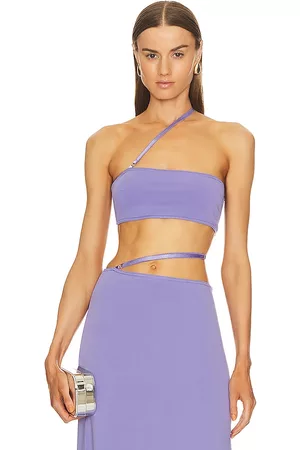 REVOLVE Bec + Bridge Bec + bridge zadie crop top en color lavanda talla 12/L en - Lavendar. Talla 12/L (también en 14/XL).