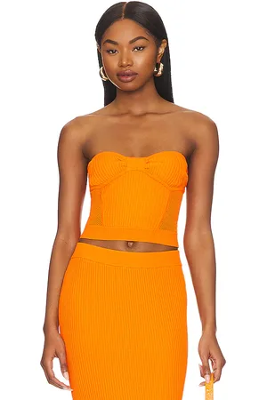 REVOLVE Central Park West Central park west top sin tirantes sage en color talla M en - Orange. Talla M (también en S).
