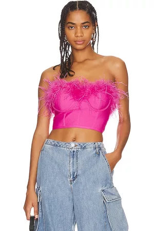 REVOLVE Superdown Superdown ramona bustier top en color rosado talla S en - Pink. Talla S (también en XS).