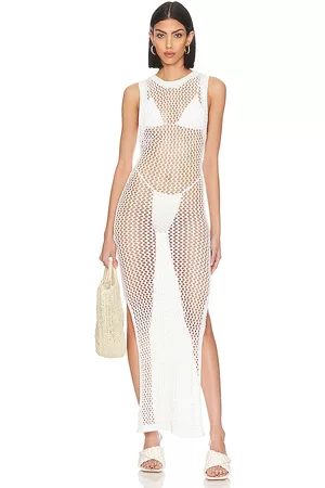 REVOLVE BEACH RIOT Beach riot vestido holly en color talla L en - White. Talla L (también en M, S, XL, XS).