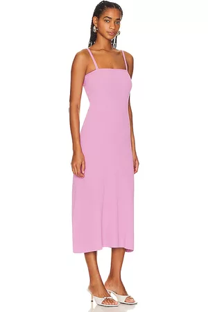 REVOLVE MINKPINK Minkpink vestido mido de punto lovita en color lavanda talla L en - Lavender. Talla L (también en M, S, XS).