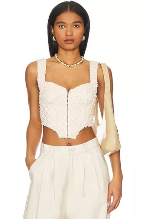 REVOLVE NBD Nbd corsé donnie en color talla L en - Cream. Talla L (también en M, S, XL).
