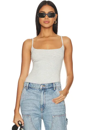 REVOLVE WeWoreWhat Weworewhat body de tirantes con escote redondo en color gris talla L en - Grey. Talla L (también en M, S, XL).