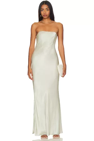 REVOLVE Stone Cold Fox Stone cold fox vestido largo mikayla en color hierbabuena talla L en - Mint. Talla L (también en S, XL).