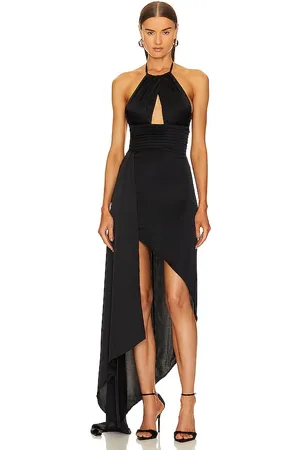 REVOLVE Michael Costello Michael costello vestido largo merdian en color talla S en - Black. Talla S (también en XS).