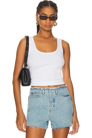 REVOLVE Good American Good american camiseta sin mangas heritage en color blanco talla 4X en - White. Talla 4X (también en 5X, XL, XXL).