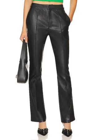 REVOLVE Line & Dot Line & dot pantalones cuero sintético reina en color talla L en - Black. Talla L (también en S).