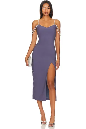 REVOLVE LIKELY Likely vestido hank en color morado talla 0 en - Purple. Talla 0 (también en 00).