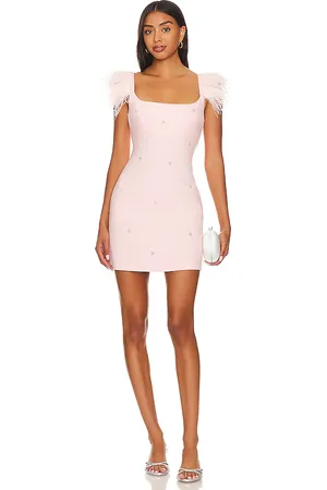 REVOLVE LIKELY Likely vestido mini cameron en color rose talla 0 en - Rose. Talla 0 (también en 10, 2, 4, 8).