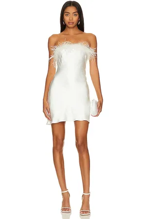 REVOLVE Lovers and Friends Lovers and friends vestido moira en color talla M en - White. Talla M (también en S, XS, XXS).