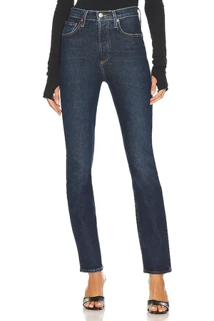 REVOLVE AGOLDE Agolde tiro ultra alto delgado freya en color denim-medium talla 24 en - Denim-Medium. Talla 24 (también en 32, 33, 34).