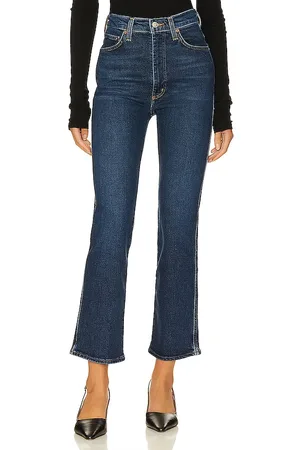 REVOLVE AGOLDE Agolde pantalones acampanados de tiro alto pinch waist kick en color denim-dark talla 25 en - Denim-Dark. Talla 25 (también en 28, 31