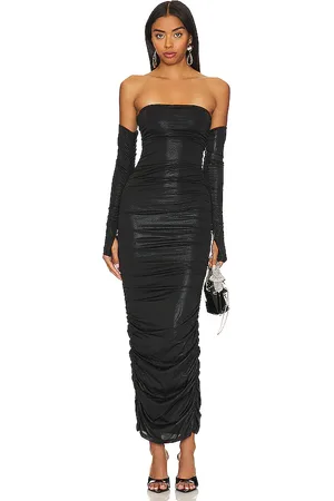 REVOLVE MORE TO COME More to come vestido largo maddy en color talla M en - Black. Talla M (también en S, XS, XXS).