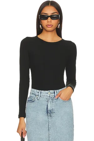 REVOLVE PISTOLA Pistola bailey long sleeve crew neck bodysuit en color negro talla XS en - Black. Talla XS (también en XXS).
