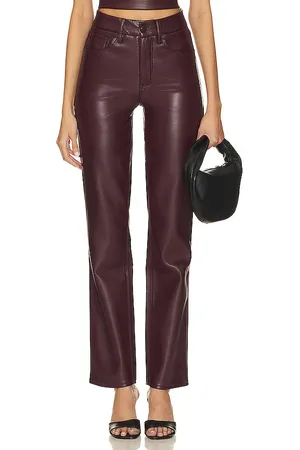 REVOLVE Good American Good american pantalón better than leather good icon en color vino talla 16 en - Wine. Talla 16 (también en 18).