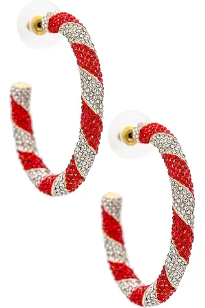 REVOLVE BaubleBar Baublebar pendientes de aro candy cane en color multi talla all en - Multi. Talla all.