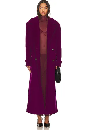 REVOLVE Camila Coelho Camila coelho abrigo agatha en color morado talla S en - Purple. Talla S (también en XXS).
