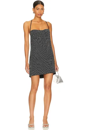 REVOLVE Show Me Your Mumu Show me your mumu vestido lencero suzanna en color negro talla L en - Black. Talla L (también en M, S, XS).