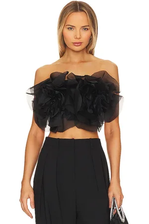 REVOLVE Bardot Bardot corsé fleurette en color talla 2 en - Black. Talla 2 (también en 4, 6).