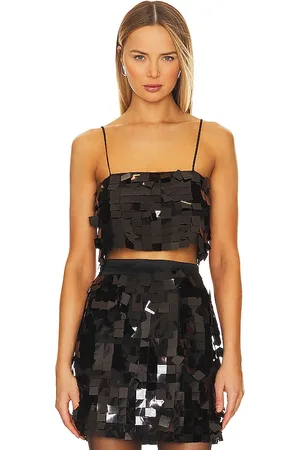 REVOLVE NONchalant Label Nonchalant label ivy crop top en color talla L en - Black. Talla L (también en XL).