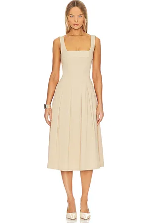 REVOLVE WeWoreWhat Weworewhat vestido midi plisado con corsé en color talla 0 en - . Talla 0 (también en 00, 14).