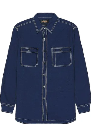 REVOLVE Beams Plus Beams plus camisa en color denim-dark talla M en - Denim-Dark. Talla M (también en S).