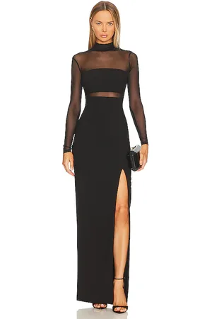 REVOLVE LIKELY Likely vestido largo andie en color talla 2 en - Black. Talla 2 (también en 4).