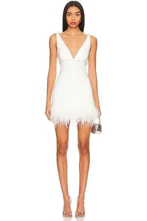 REVOLVE LIKELY Likely minivestido nora en color talla 0 en - White. Talla 0 (también en 00, 10, 12, 2, 4, 6, 8).
