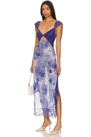 REVOLVE Free People Free people slip maxi repentinamente fino en color morado talla M en - Purple. Talla M (también en L, S, XL, XS).