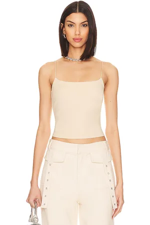 REVOLVE Lovers and Friends Lovers and friends top sin mangas hailey en color talla M en - Cream. Talla M (también en XL).