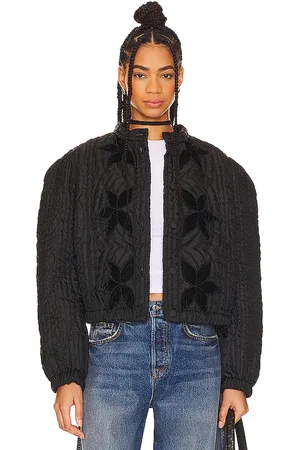 REVOLVE Free People Free people chaqueta acolchada free people quinn en color talla L en - Black. Talla L (también en M, S, XL, XS).