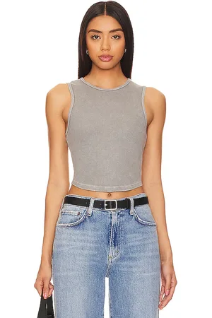 REVOLVE AGOLDE Agolde camiseta tirantes nova en color gris talla L en - Grey. Talla L (también en M, XL).
