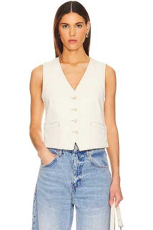REVOLVE PISTOLA Pistola chaleco vero en color crema talla XS en - Cream. Talla XS (también en XXS).