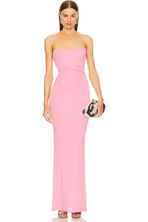 REVOLVE Michael Costello Michael costello vestido largo briggs en color talla M en - Pink. Talla M (también en L, S, XL, XS, XXS).