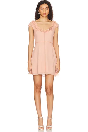 REVOLVE Tularosa Tularosa khalani mini dress en color mauve talla L en - Mauve. Talla L (también en XL, XS).