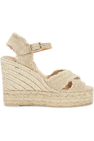 REVOLVE Castaner Castaner con cuña bromelia en color neutral talla 40 en - Neutral. Talla 40 (también en 41).