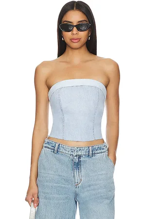 REVOLVE Aligrace Aligrace corsé vintage personalizado en color azul talla L en - Blue. Talla L (también en S).