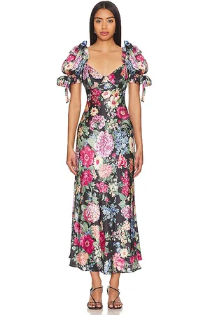 REVOLVE Selkie Selkie vestido lencero poet en color negro talla S en - Black. Talla S (también en XS).