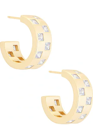 REVOLVE MEGA Mega pendientes en color oro metálico talla all en - Metallic Gold. Talla all.