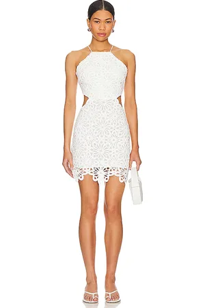 REVOLVE Tularosa Tularosa vestido nikki mini en color blanco talla L en - White. Talla L (también en M, XL).