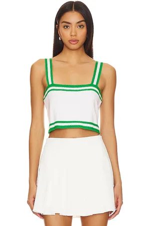 REVOLVE Show Me Your Mumu Show me your mumu camiseta tirantes corta below deck en color blanco talla L en - White. Talla L (también en M, S