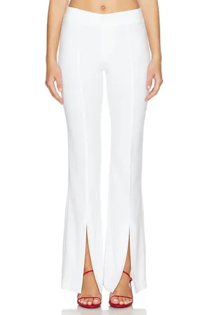 REVOLVE Alice + Olivia Alice + olivia pantalón acampanado tisa en color blanco talla 10 en - White. Talla 10 (también en 14).