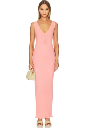 REVOLVE LA Made La made vestido largo lipa en color rosado talla S en - Pink. Talla S (también en XL/1X).