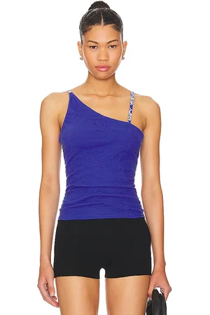 REVOLVE Free People Free people camiseta tirantes free people gracie en color azul talla XL en - Blue. Talla XL (también en XS).