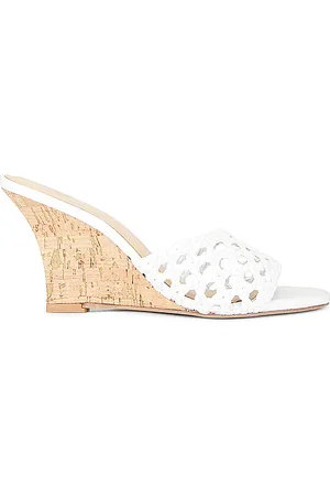 REVOLVE LPA Lpa con cuña cane weave en color talla 10 en - White. Talla 10 (también en 6, 6.5, 7).