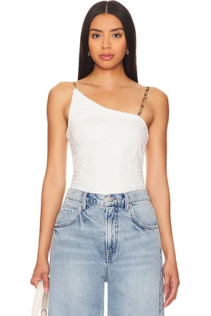 REVOLVE Free People Free people camiseta tirantes free people gracie en color blanco talla L en - White. Talla L (también en XL).