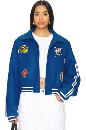 REVOLVE Wahine Wahine chaqueta univarsity en color talla M en - Blue. Talla M (también en L, XL/1X, XS).