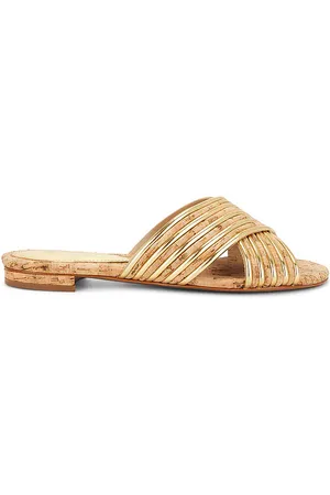 REVOLVE Schutz Schutz sandalia latifah en color oro metálico talla 6 en - Metallic Gold. Talla 6 (también en 6.5).